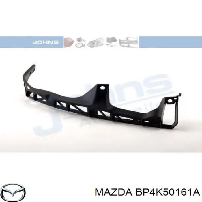 BP4K50161A Mazda Направляюча переднього бампера, ліва