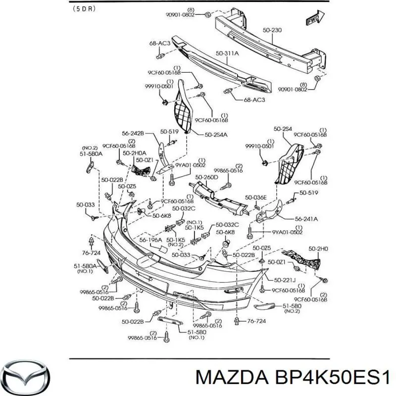  BP4K50ES1 Mazda