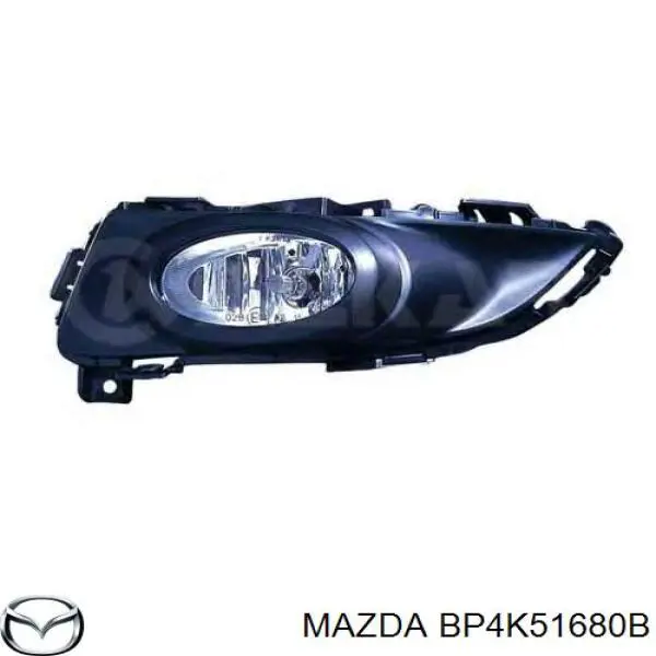 Фара протитуманна, права Mazda 3 (BK14) (Мазда 3)