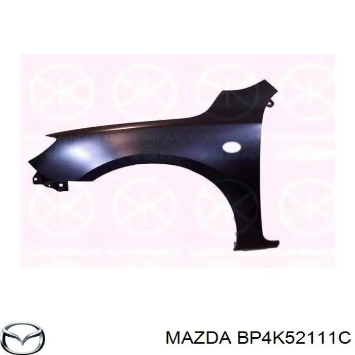 BP4K52111C Mazda крило переднє праве