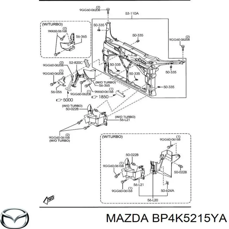  Mazda BP4K5215YA ціна, від 11.40 USD