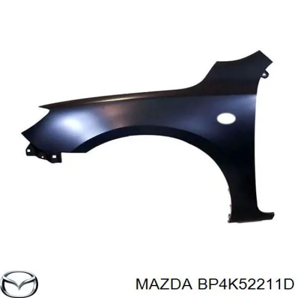 Ліве переднє крило Mazda BP4K52211D ціна, від 42.23 USD