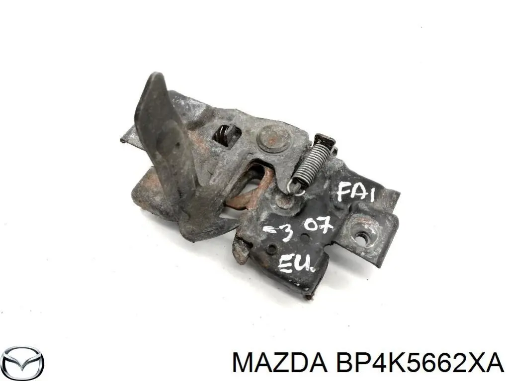 BP4K5662XA Mazda Запор капота (замок і привід замка капота)