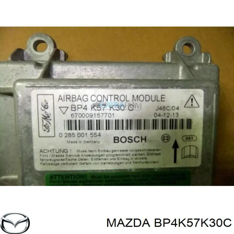 Модуль-процесор керування подушки безпеки Mazda BP4K57K30C ціна, від 10.25 USD