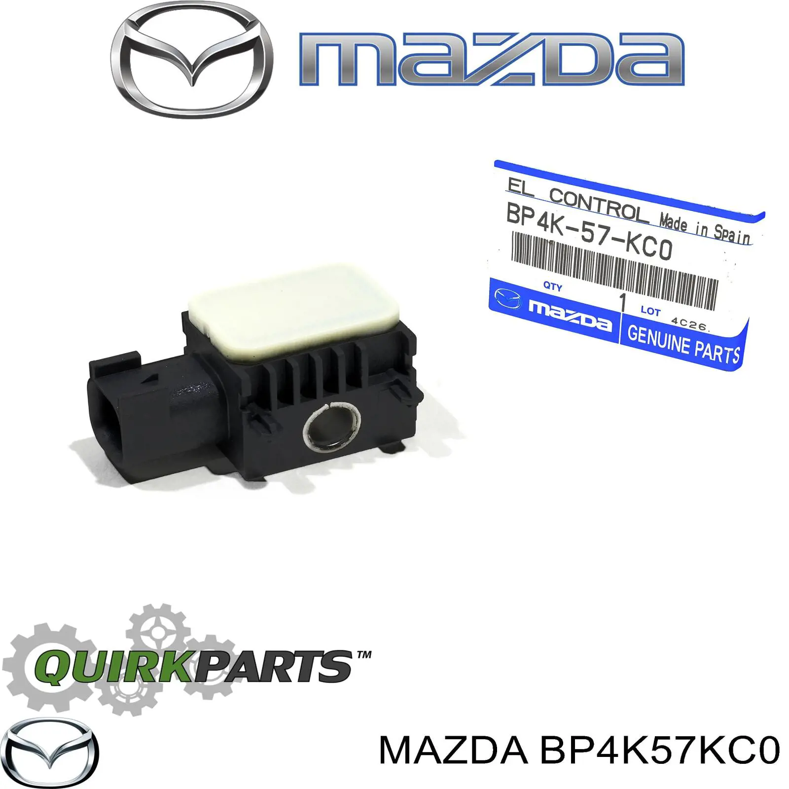 BP4K57KC0 Mazda Датчик Ейрбег передній