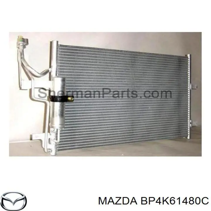 Радіатор охолодження кондиціонера Mazda BP4K61480C