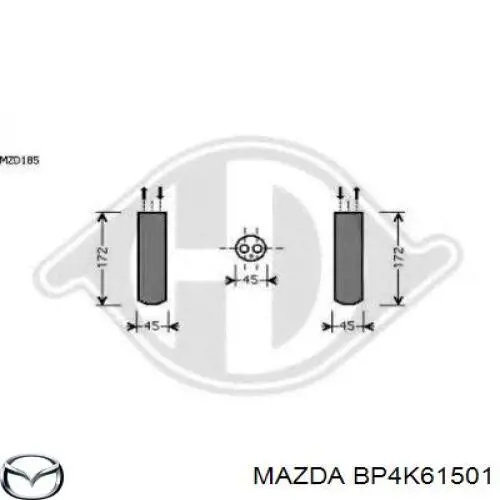 Купити AD79000S Mahle Original Ресивер-осушувач кондиціонера