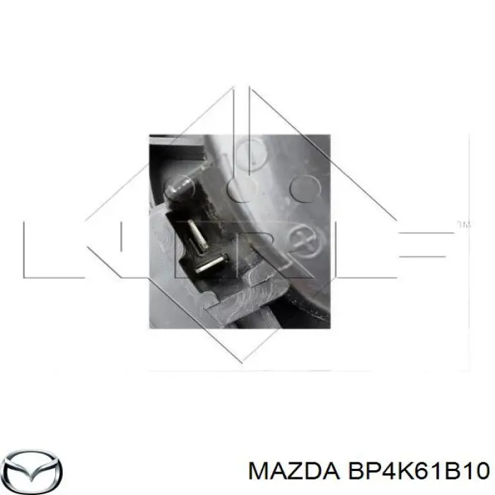 BP4K61B10 Mazda двигун вентилятора пічки (обігрівача салону)