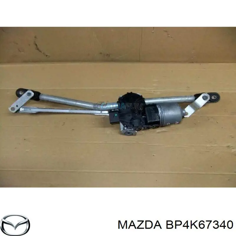 Двигун склоочисника лобового скла (трапеції) Mazda 3 (BK12) (Мазда 3)