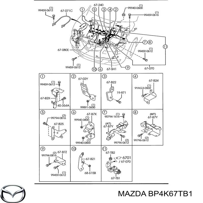 BP4K67TB1 Mazda 