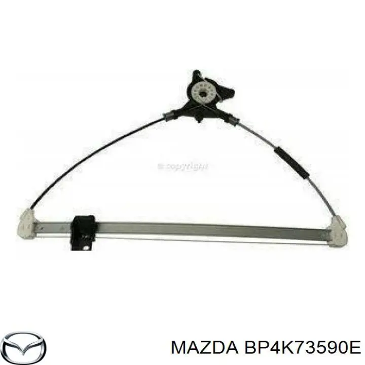Механізм склопідіймача двері задньої, лівої Mazda 3 (BK14) (Мазда 3)