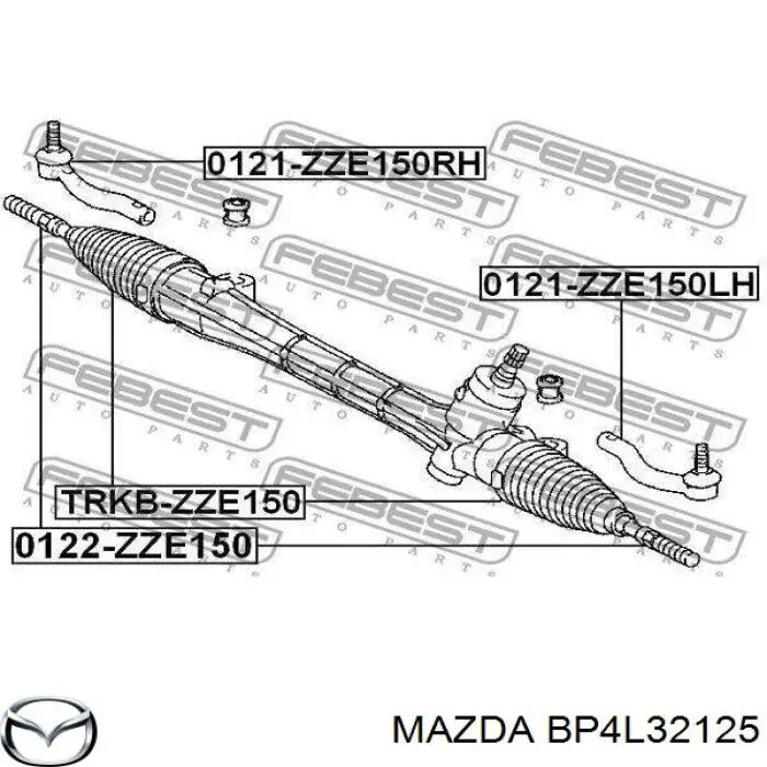 Пильник рульової тяги Mazda BP4L32125 ціна, від 7.87 USD