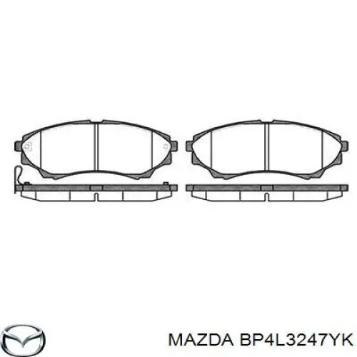Патрубок високого тиску гідропідсилювача Mazda BP4L3247YK ціна, від 83.84 USD