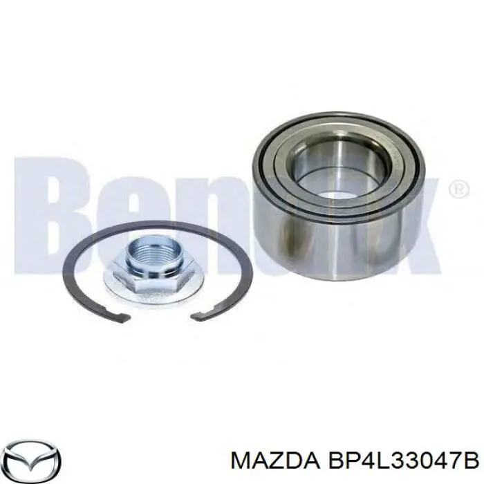 Підшипник маточини передньої BP4L33047B Mazda