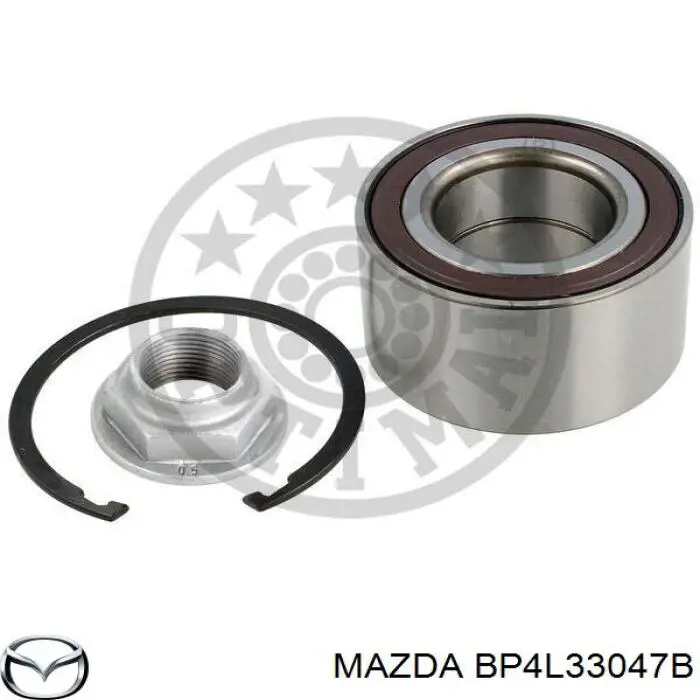 Комплект підшипник маточини передньої Mazda BP4L33047B ціна, від 36.03 USD