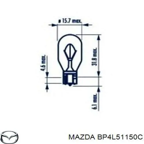 BP4L51150D Mazda Задній правий зовнішній ліхтар