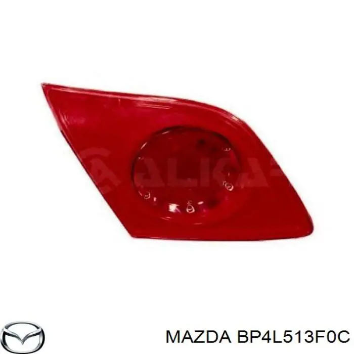 BP4L513F0C Mazda ліхтар задній правий, внутрішній