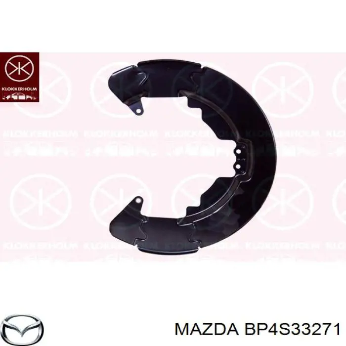 Купити BP4S33271 Mazda Захист гальмівного диска, переднього, лівого