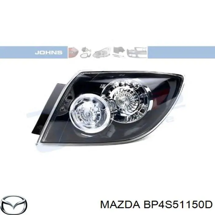 Фара задня права зовнішня Mazda BP4S51170E ціна, від 170.26 USD
