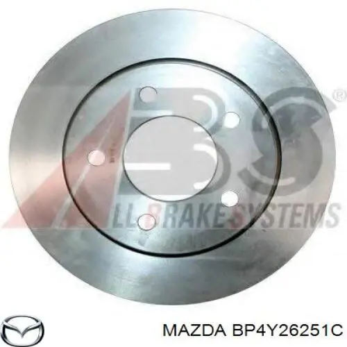 BP4Y26251C Mazda диск гальмівний задній