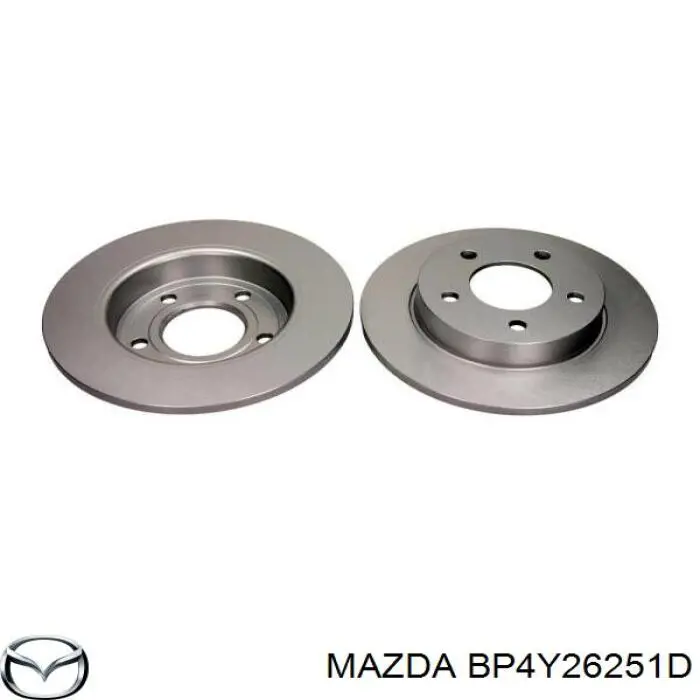 Задні дискові гальма Mazda BP4Y26251D ціна, від 28.37 USD