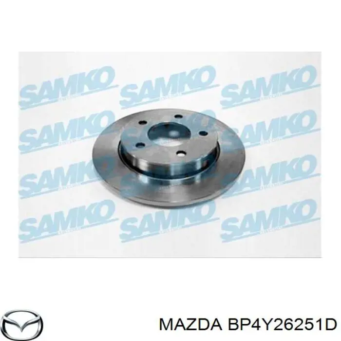Купити BP4Y26251D Mazda Диск заднього гальма