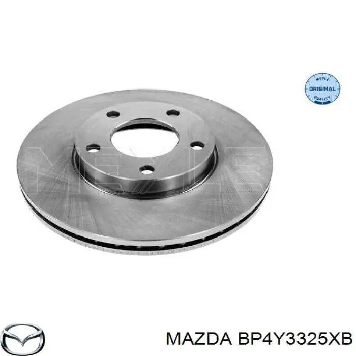Диск переднього гальма Mazda BP4Y3325XB ціна, від 40.54 USD