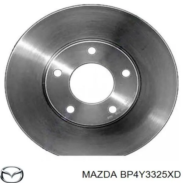 Диск переднього гальма Mazda BP4Y3325XD ціна, від 38.97 USD