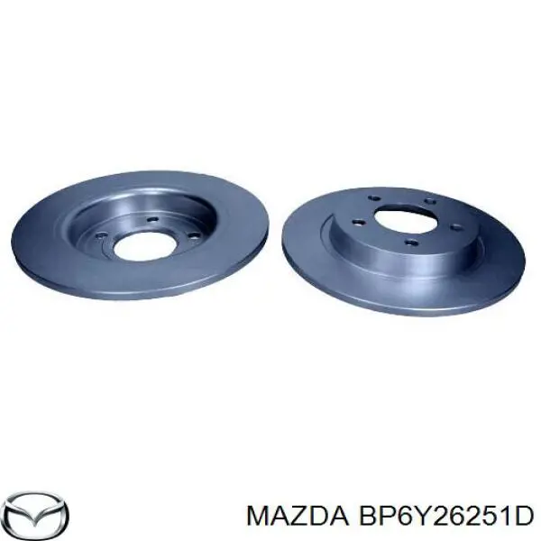 Гальмівні диски BP6Y26251D Mazda