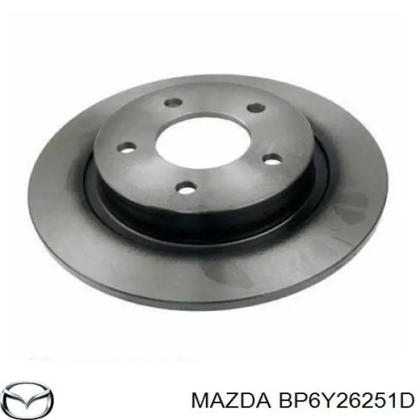 BP6Y26251D Mazda диск гальмівний задній