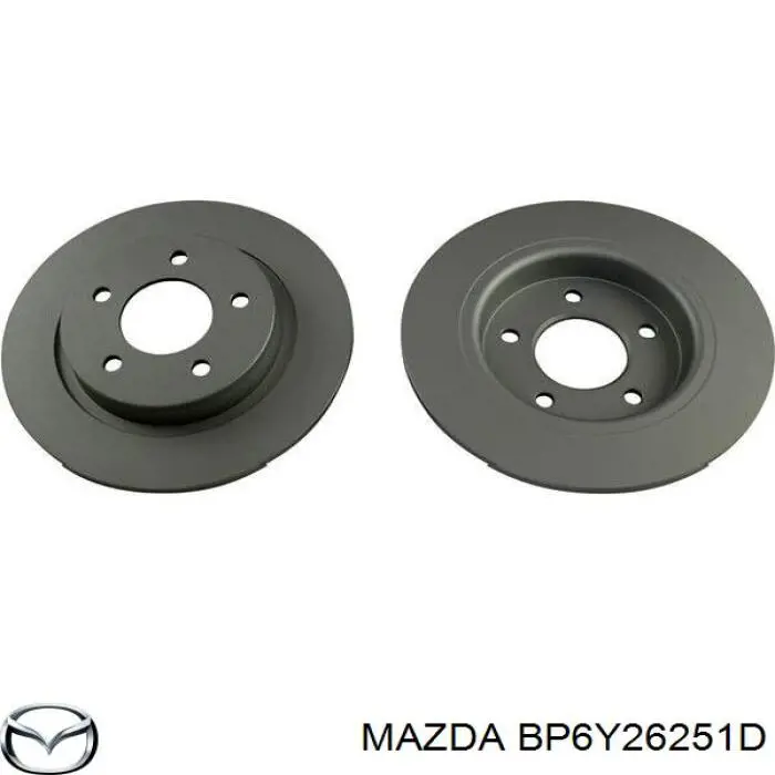 Купити BP6Y26251D Mazda Диск заднього гальма