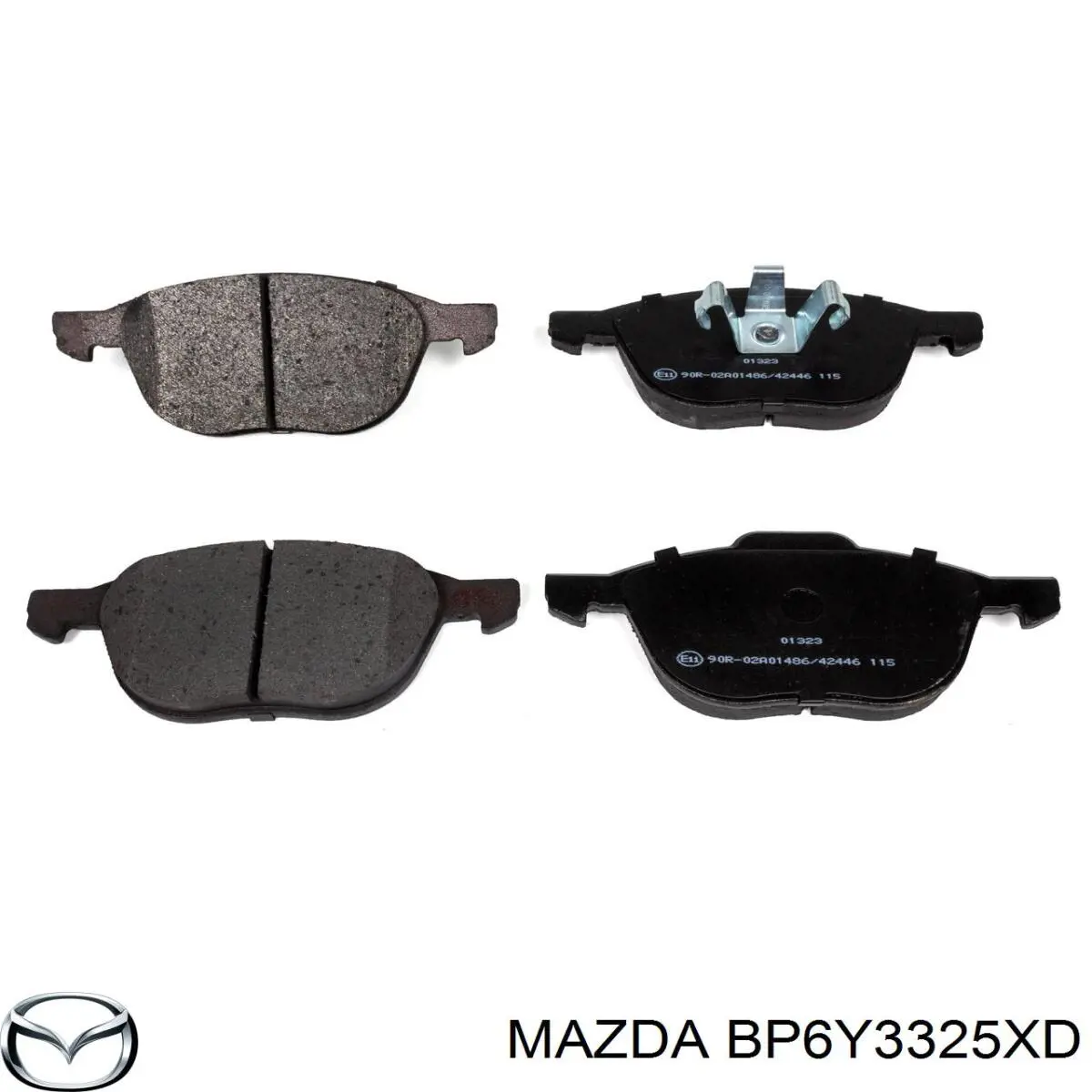 BP6Y3325XD Mazda Гальмо дискове переднє