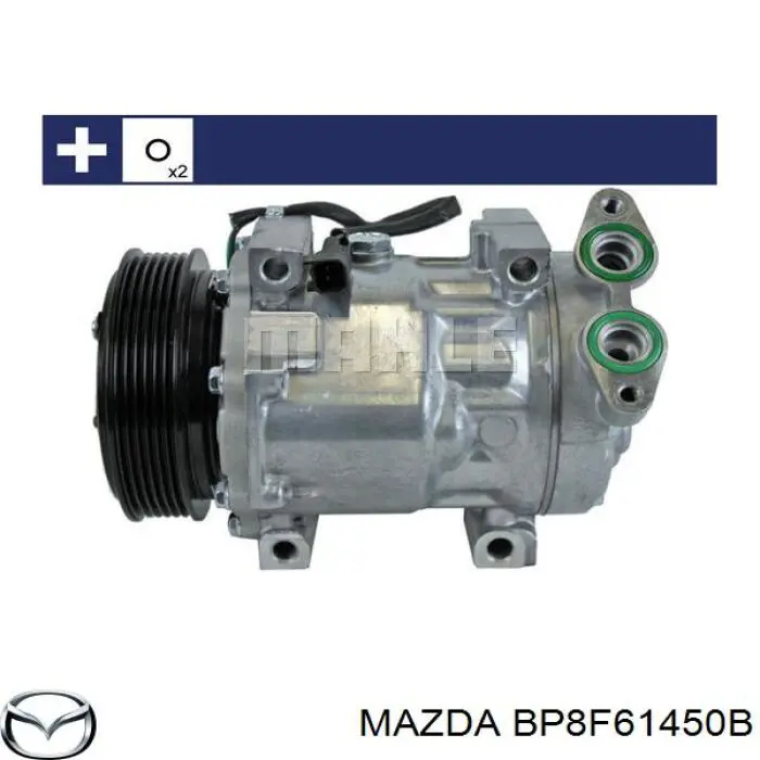 Компресор кондиціонера BP8F61450B Mazda