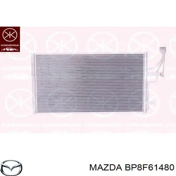 Конденсатор кондиціонера Mazda BP8F61480 ціна, від 79.62 USD
