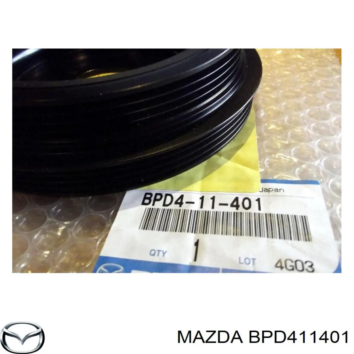 BPD411401 Mazda Демпфер колінвалу