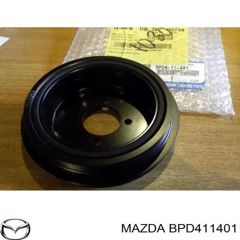 Шків колінвала (демпфер ) Mazda BPD411401 ціна, від 636.85 USD