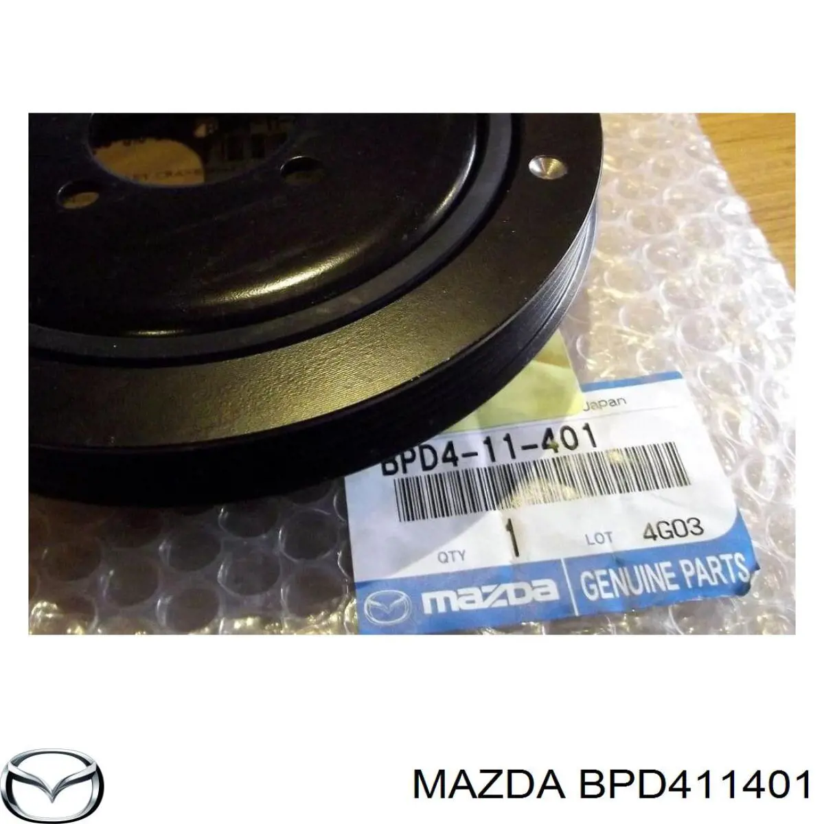 Шків колінвала BPD411401 Mazda