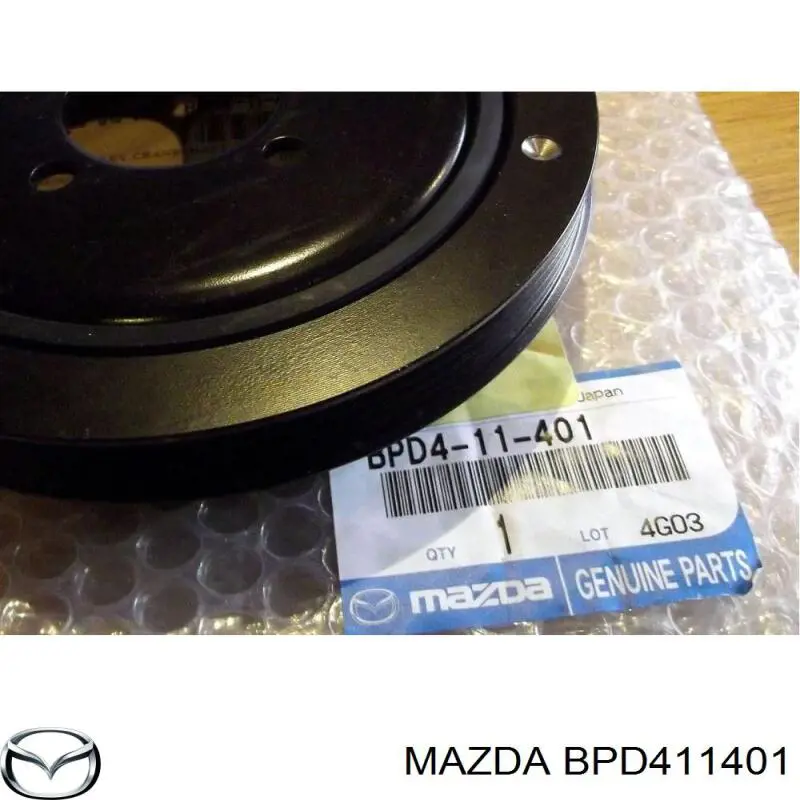 Шків колінвала (демпфер ) Mazda BPD411401 ціна, від 636.85 USD