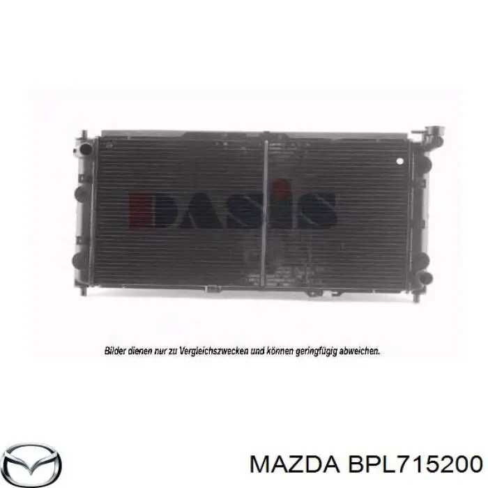 BPL715200 Mazda Радіатор охолодження двигуна