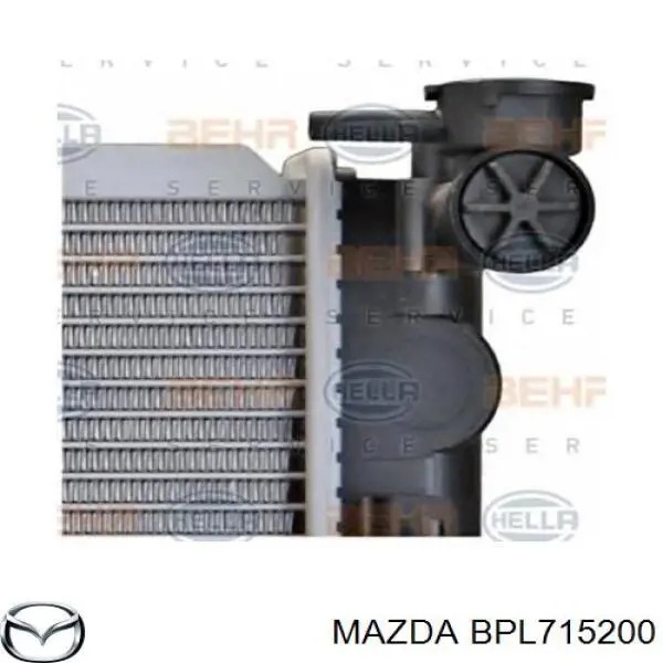Купити BPL715200 Mazda Радіатор двигуна