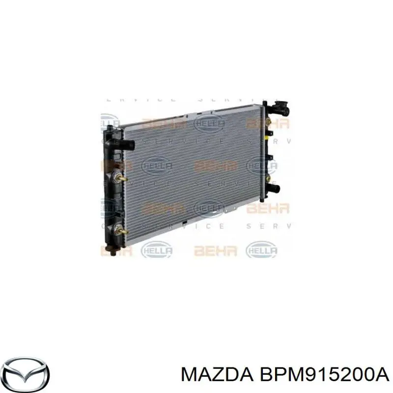 Радіатор основний Mazda BPM915200A ціна, від 40.60 USD
