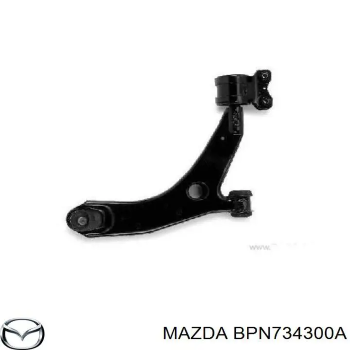 Важіль передньої підвіски нижній, правий Mazda BPN734300A ціна, від 91.62 USD