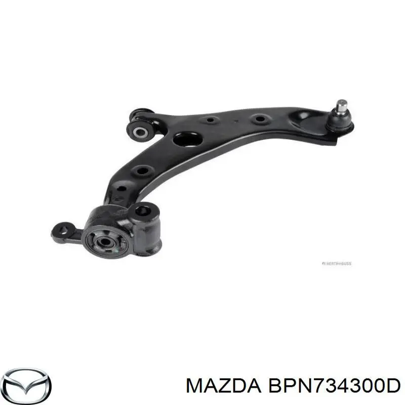 BPN734300D Mazda Важіль передньої підвіски нижній, правий