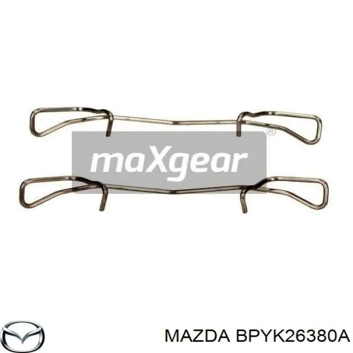 Ремкомплект гальмівних колодок на Mazda 3 (BK12)