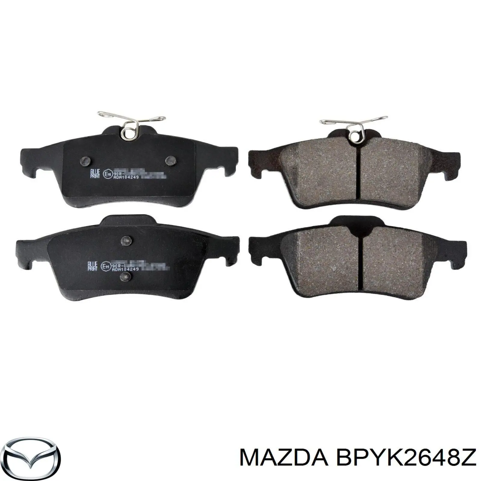 Купити BPYK2648Z Mazda Задні колодки