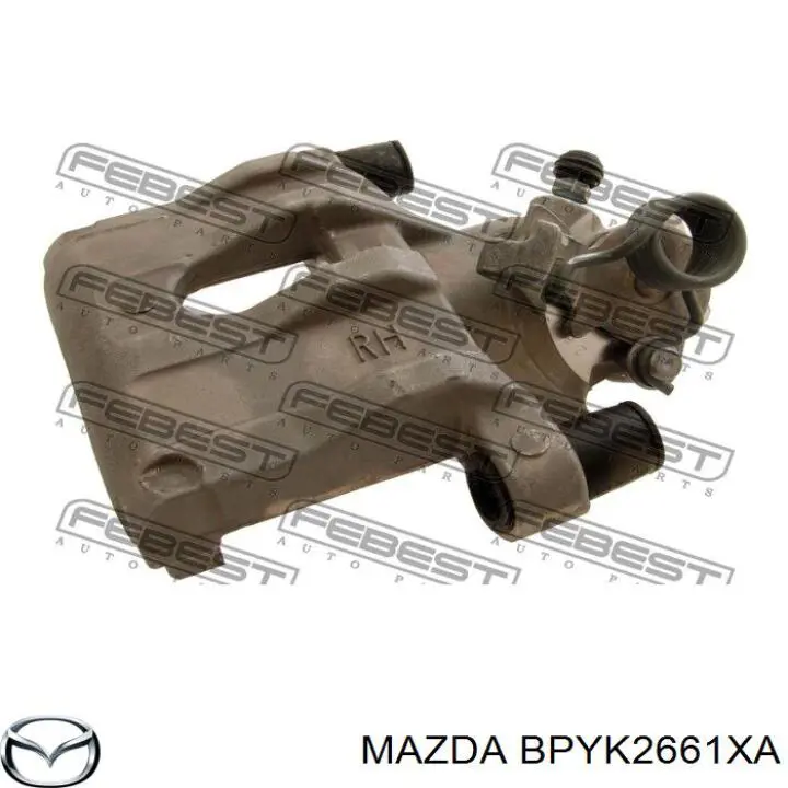 Супорт задній правий BPYK2661XA Mazda