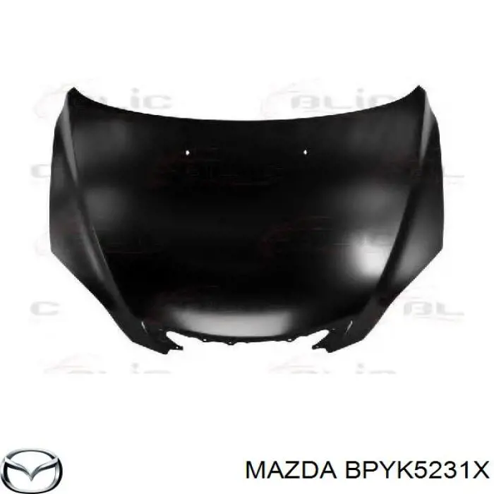  Капот Mazda 3 