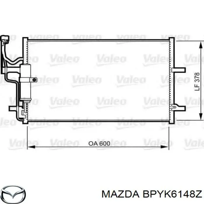 Купити BPYK6148Z Mazda Радіатор системи охолодження кондиціонера