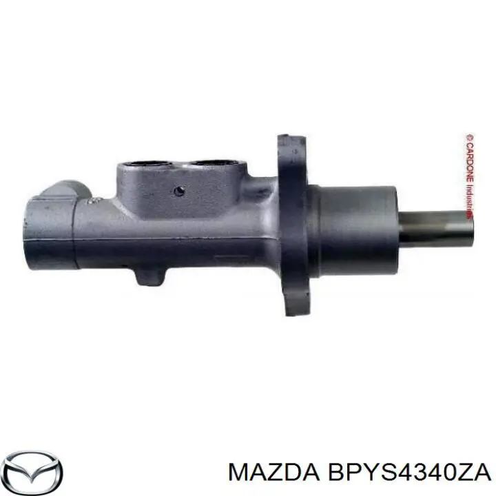 Циліндр гальмівний, головний на Mazda 3 (BL)