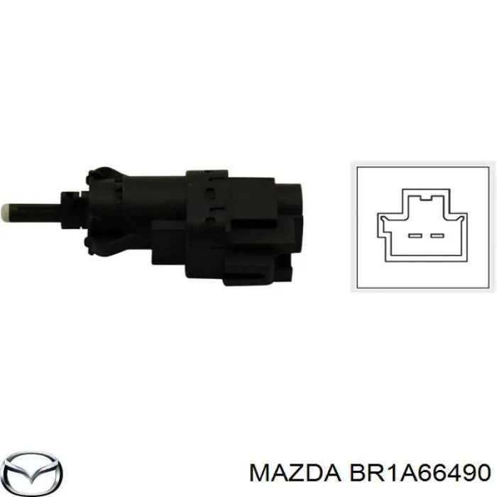 BR1A66490 Mazda Лягушка стоп-сигналу